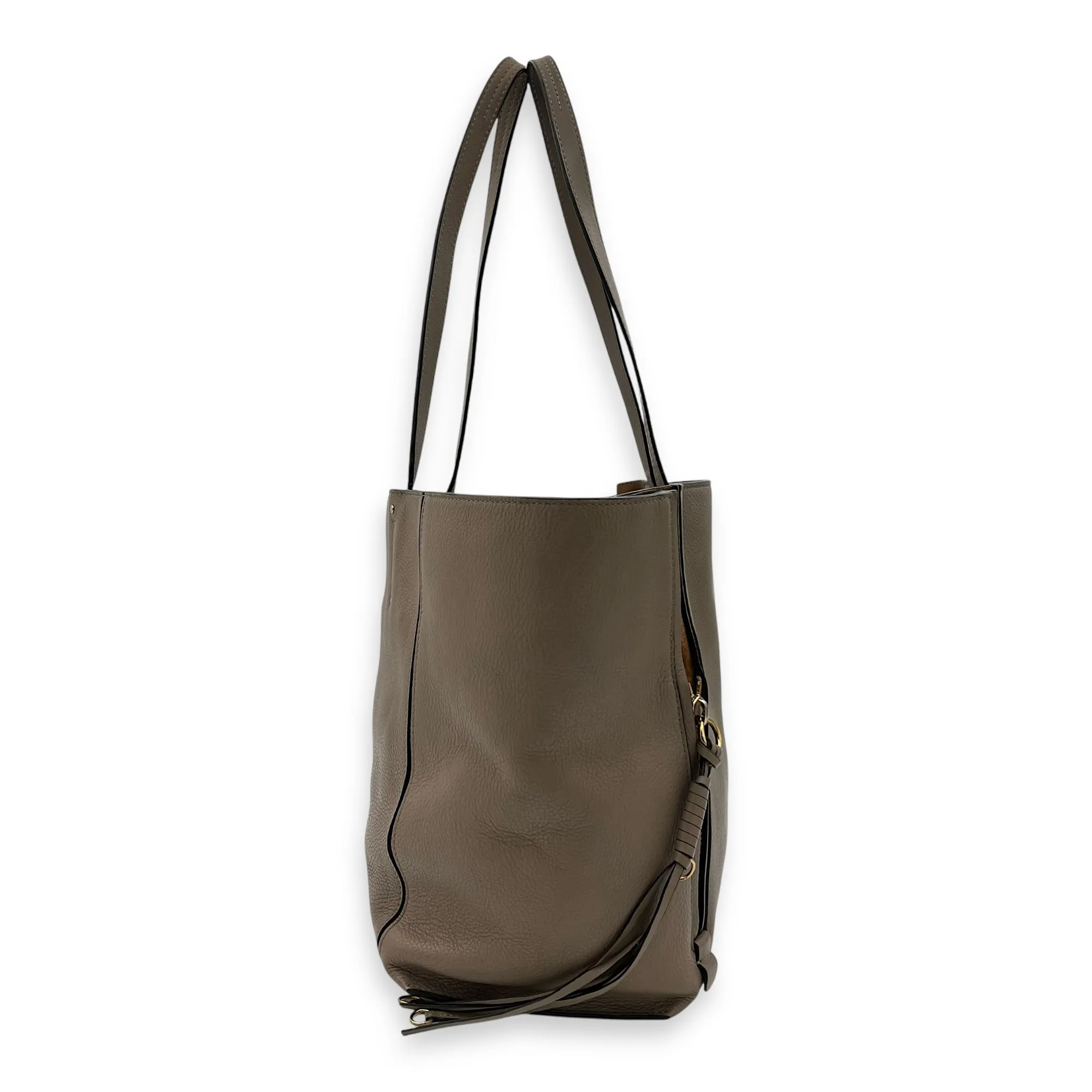 Milo Tote Bag Beige in Calfskin
