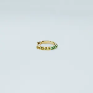 Mini Bi-Color Hoop Earring