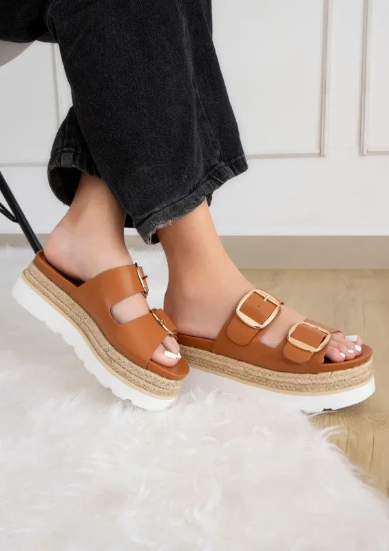 MONIQUE TH BUCKLED FASHION WEDGES
