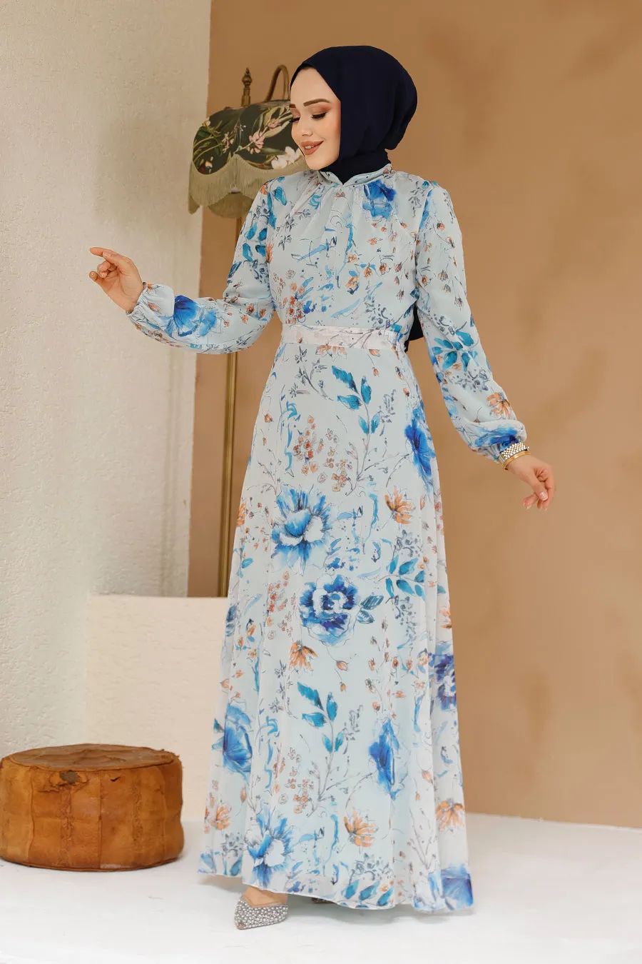 Nalla Chiffon Maxi Dress
