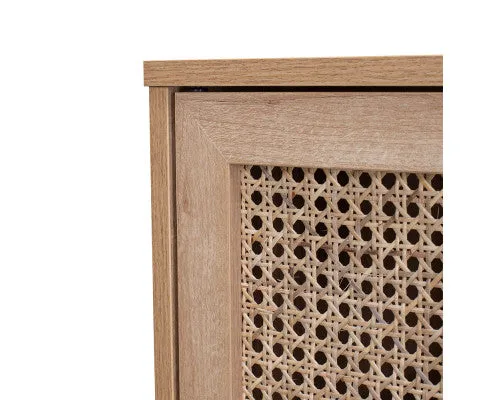 Natura Rattan Bedside Table With 2 Drawers
