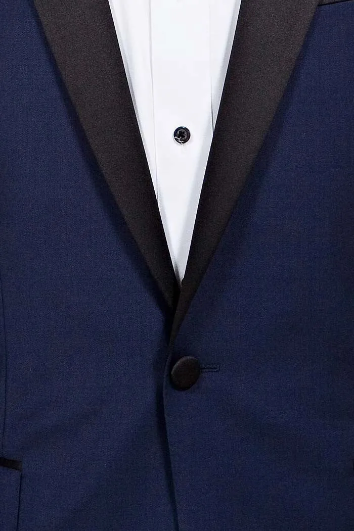 Navy Blue Tuxedo - Super 130s 100%  Wool