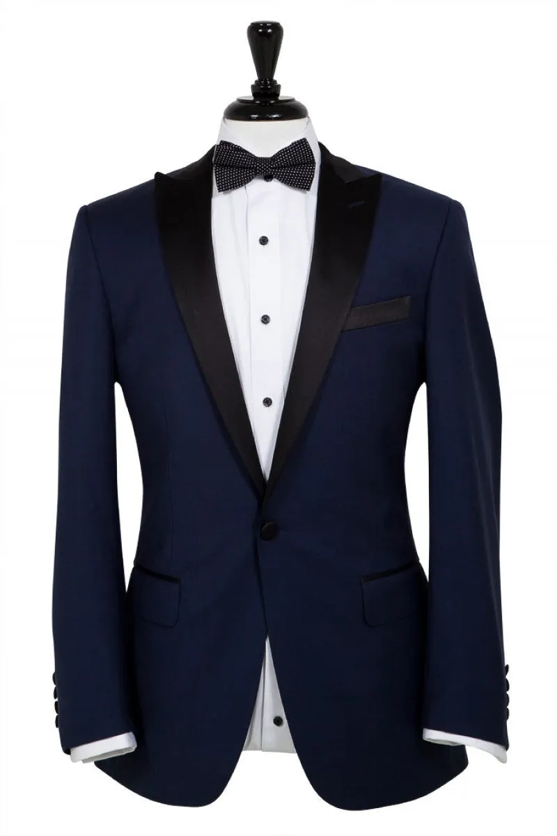 Navy Blue Tuxedo - Super 130s 100%  Wool