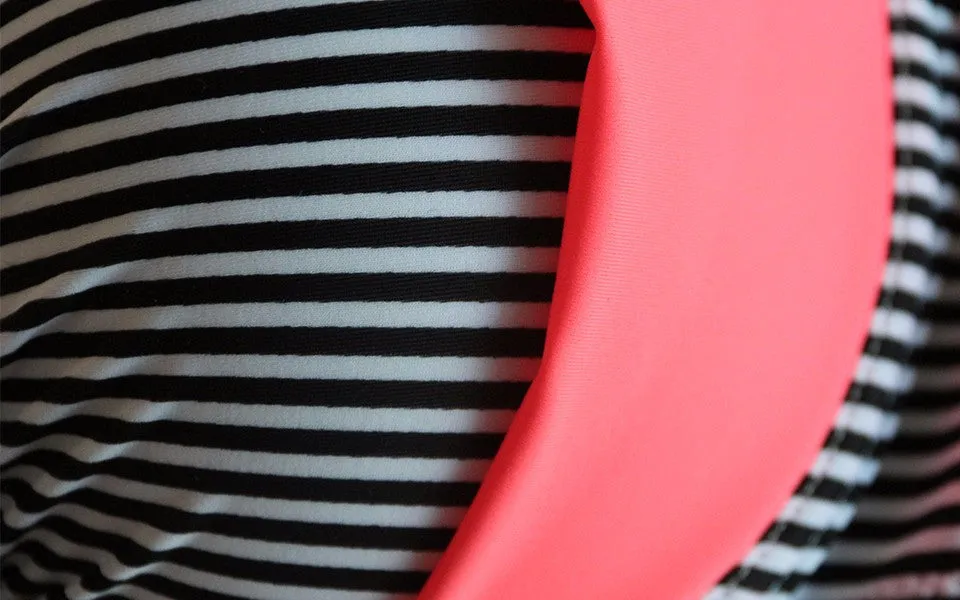 New Thin Stripe Bikinis Women Swimsuit Push Up Bikini Set Bathing Suits Halter Summer Beach Wear