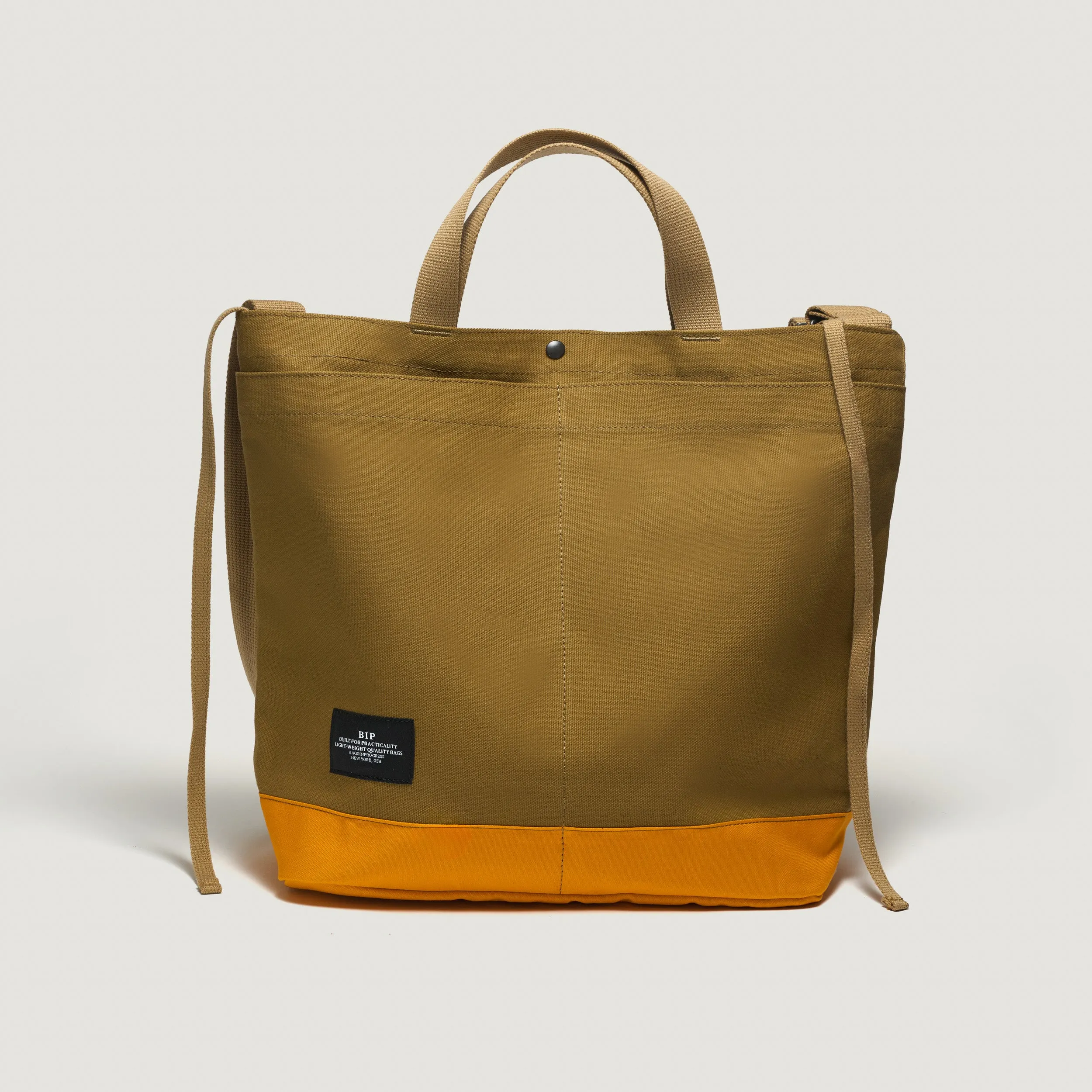 New York Tote Medium, Special Edition: Orange/Brown
