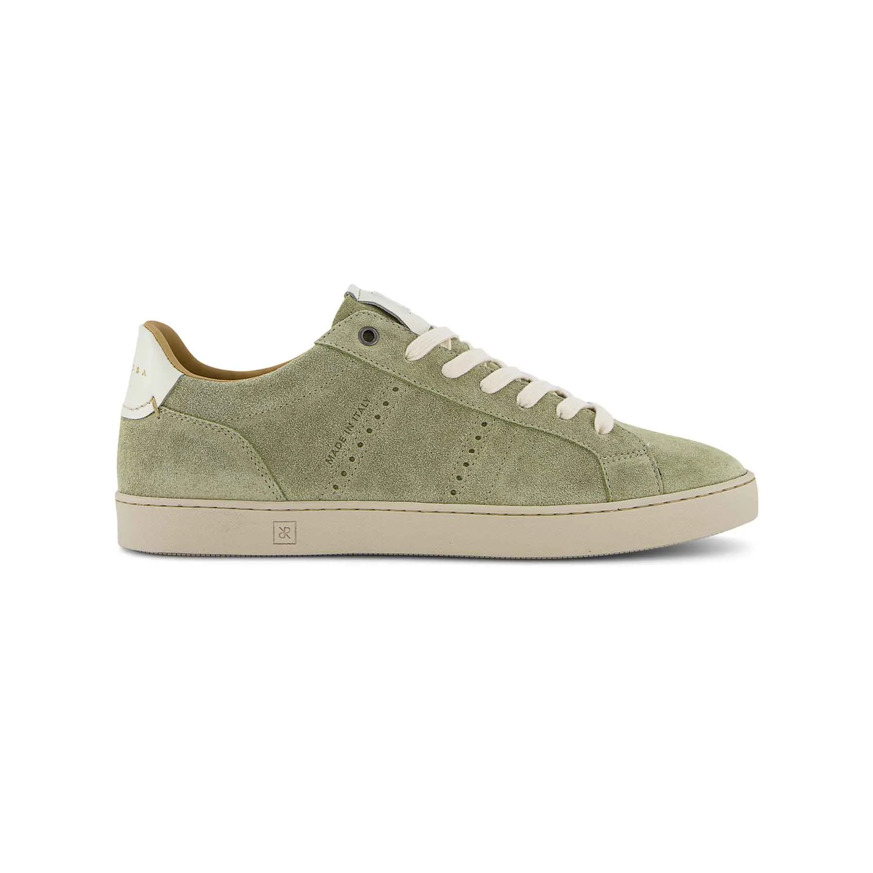 ODILE MEN'S SUEDE SNEAKER - GREEN