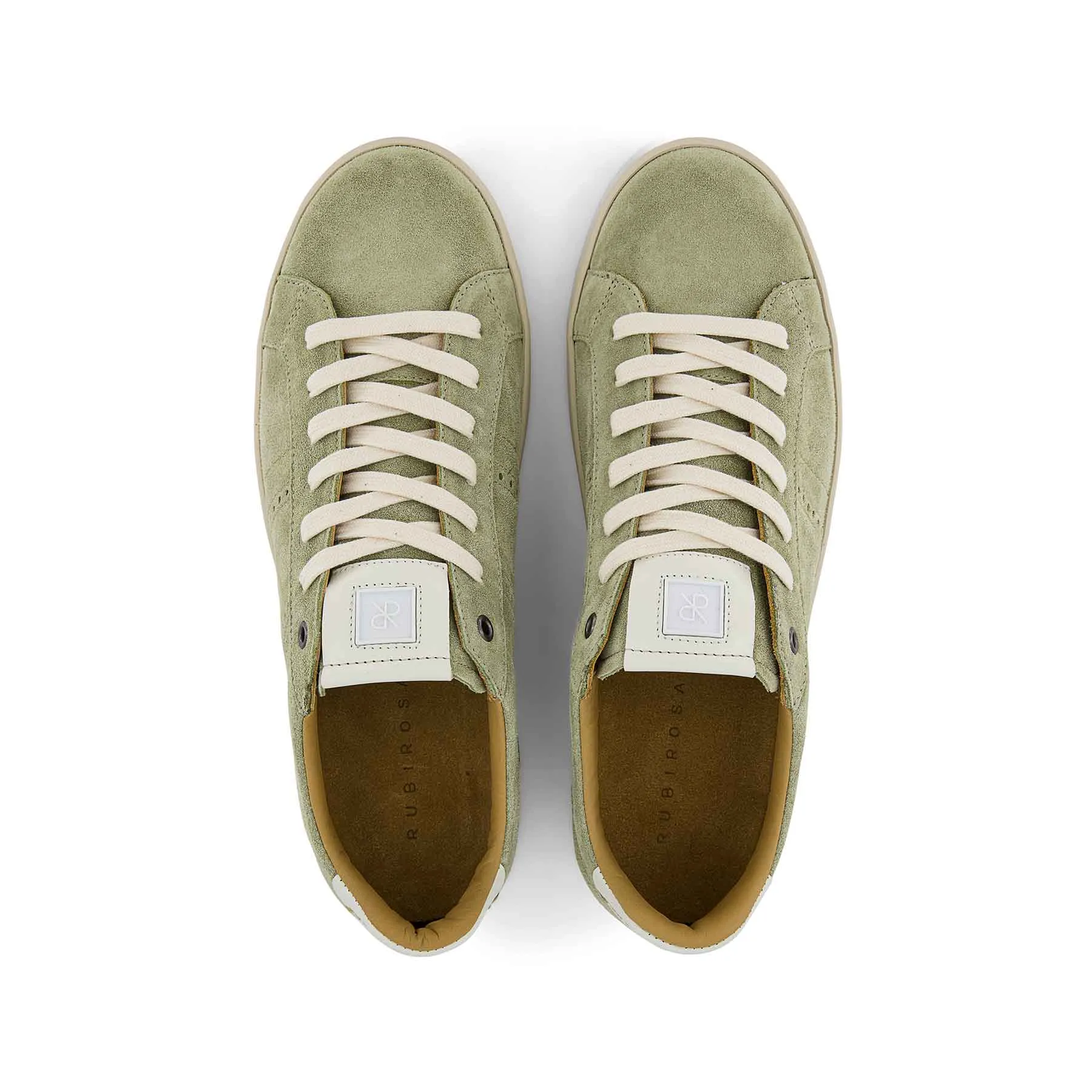 ODILE MEN'S SUEDE SNEAKER - GREEN