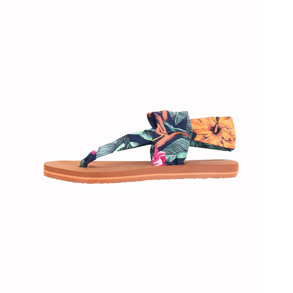 O'Neill Womens Ditsy Wrap Sandals - Blue AOP
