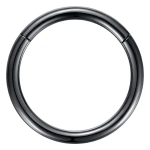 ORANGELOVE Hypoallergenic Nose Rings 20G 18G 16G 14G 12G 10G 8G 316l Surgical Steel Septum Jewelry Hinged Segment Ring Body Piercing Nose Hoop Lip Rings Nose Helix Cartilage Rook Earrings | Multiple Colors and Sizes