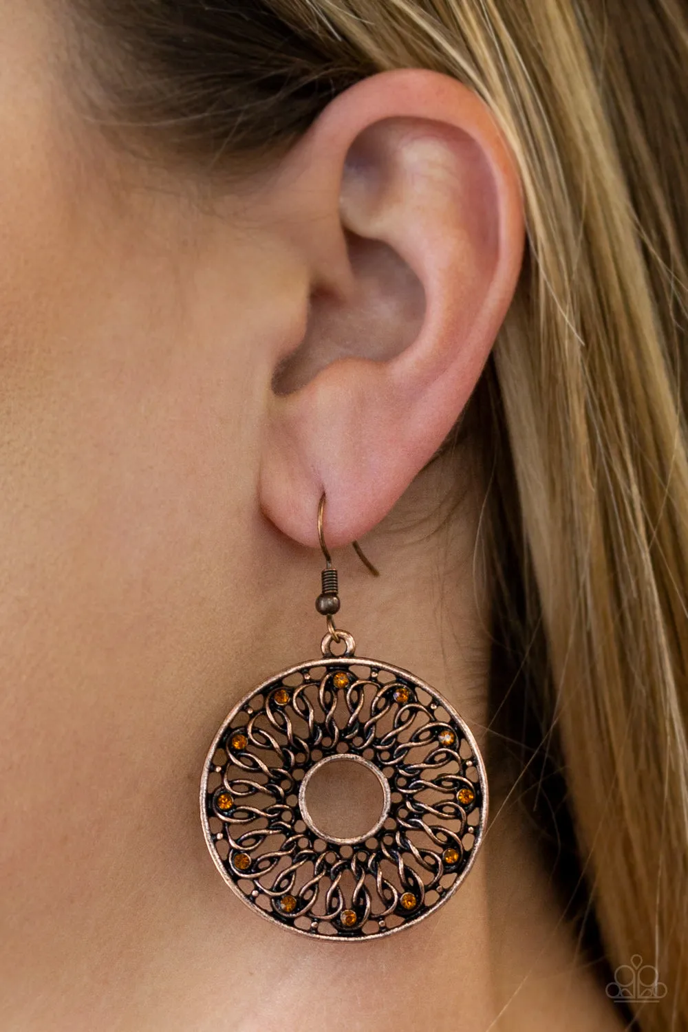 Paparazzi - Malibu Musical- Copper Earrings
