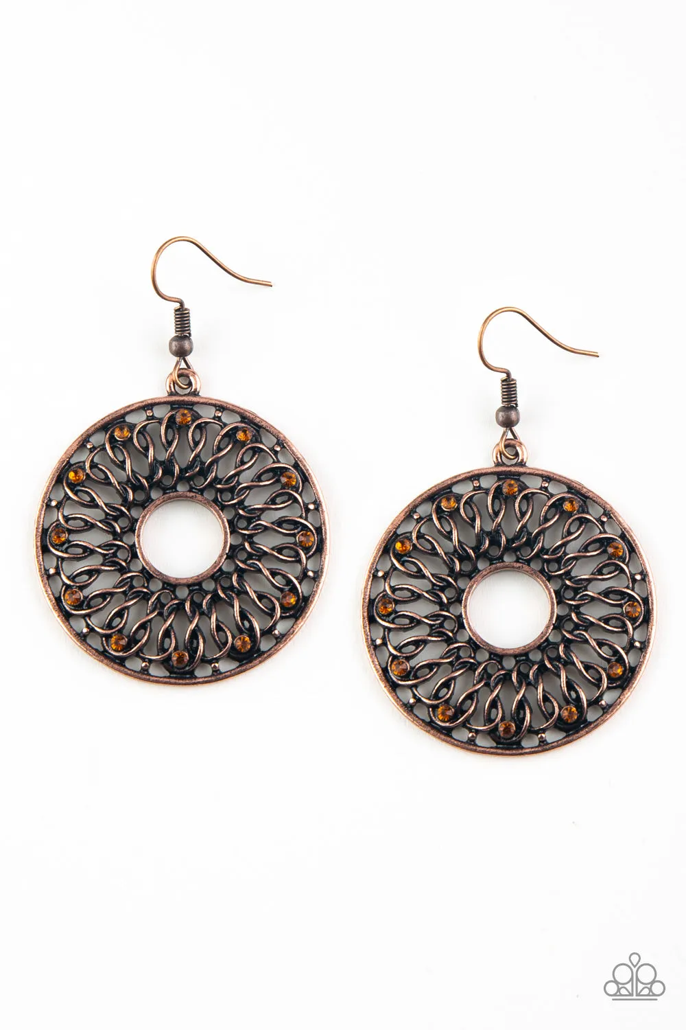 Paparazzi - Malibu Musical- Copper Earrings
