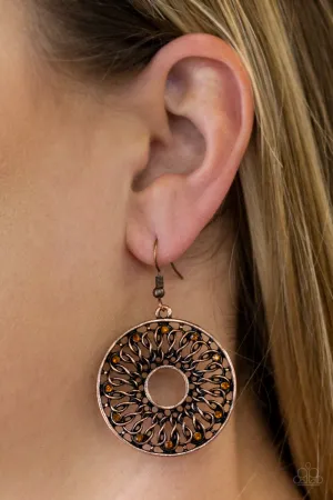 Paparazzi - Malibu Musical- Copper Earrings