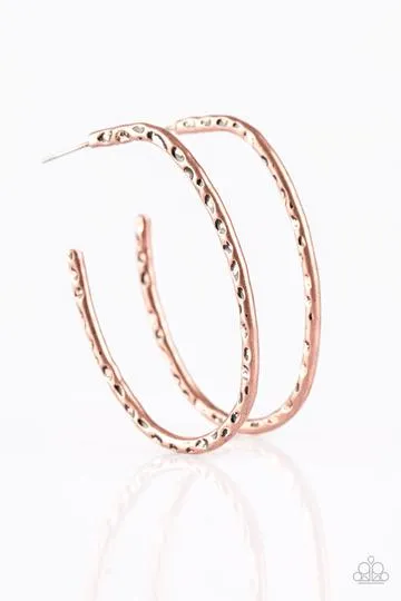 Paparazzi - Rural Rambler - Copper Earrings