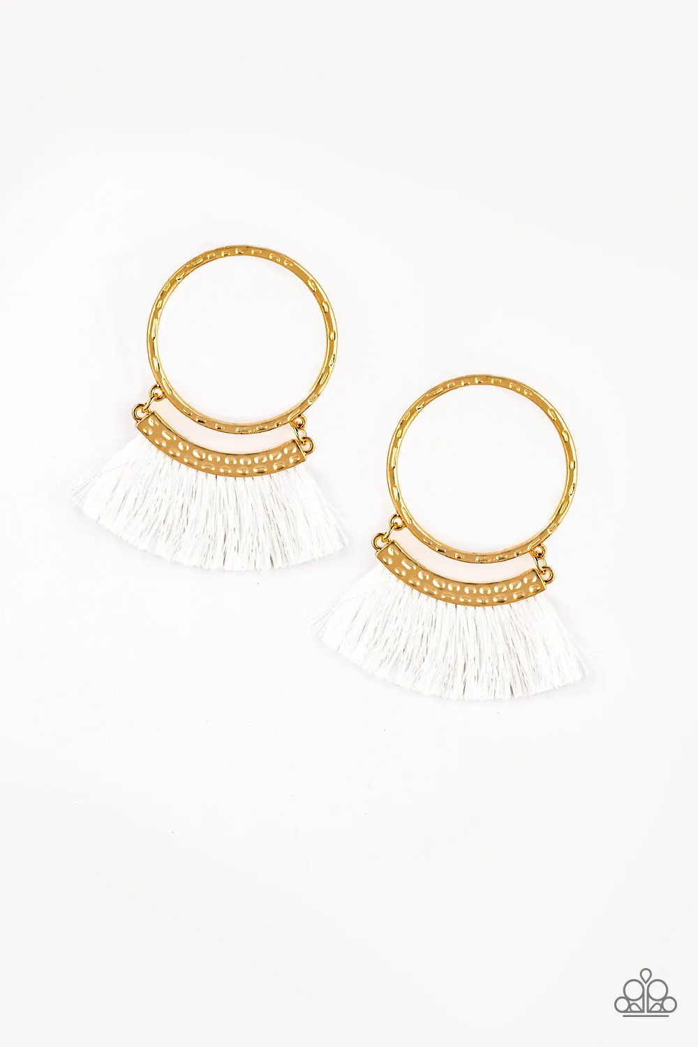 Paparazzi - This is Sparta! - Gold Earrings
