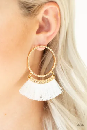 Paparazzi - This is Sparta! - Gold Earrings