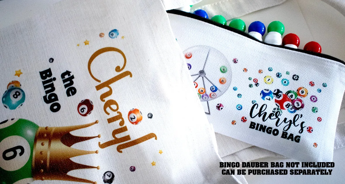 Personalised Bingo Queen Tote Bag