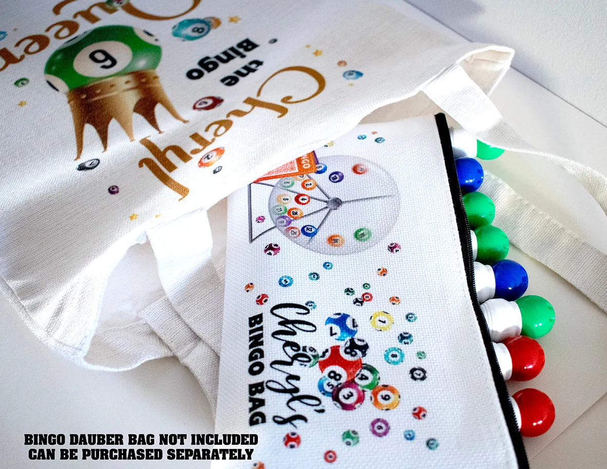 Personalised Bingo Queen Tote Bag