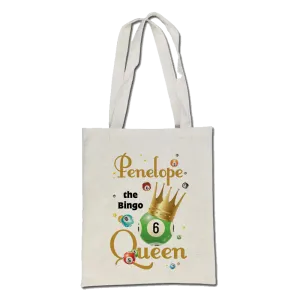 Personalised Bingo Queen Tote Bag