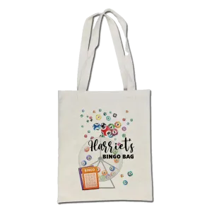 Personalised Bingo Tote Bag With Balls