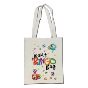 Personalised Rainbow Tote Bingo Bag