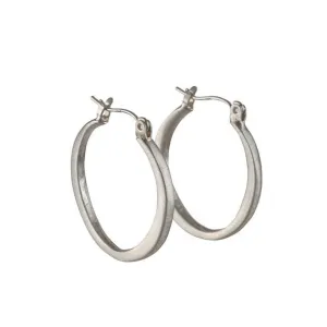 Philippa Roberts - Medium Round Hoops in Sterling Silver