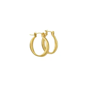 Philippa Roberts - Small Round Hoop Earrings in Vermeil