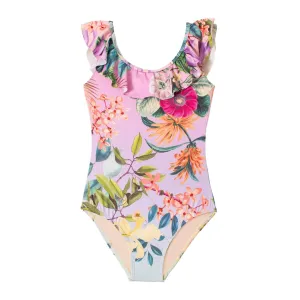 PilyQ Lavender Oasis Flutter Swimsuit