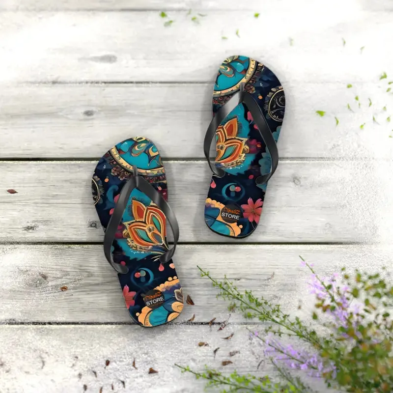 Pink Paisley Flip Flops for Stylish Summer Fun