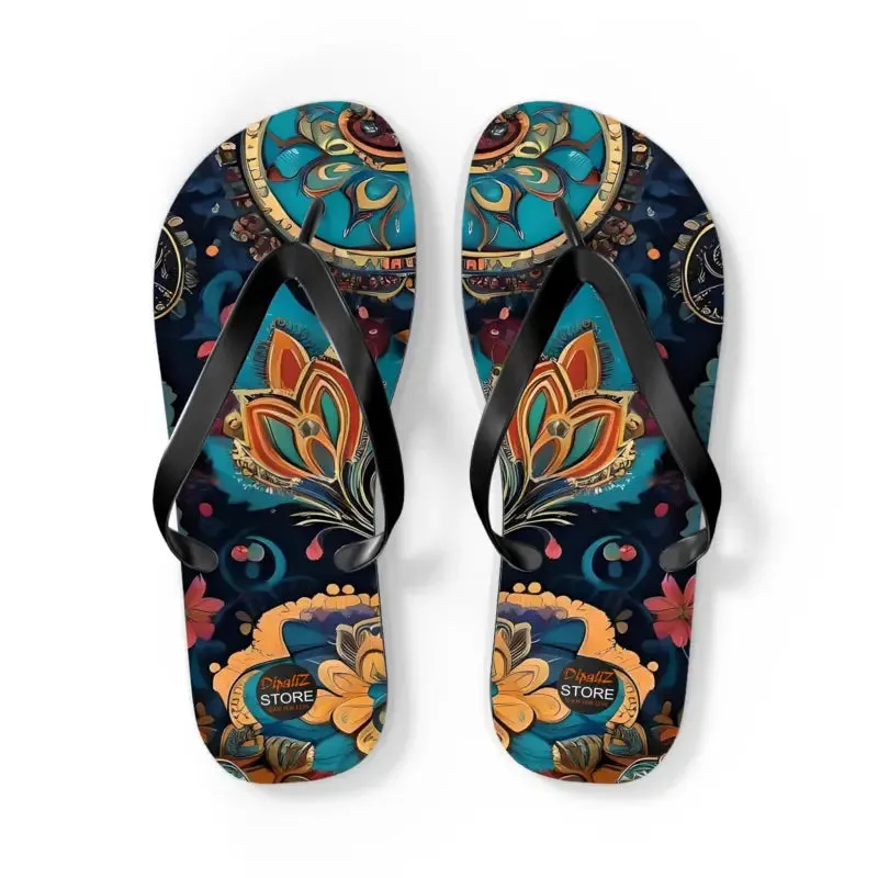 Pink Paisley Flip Flops for Stylish Summer Fun