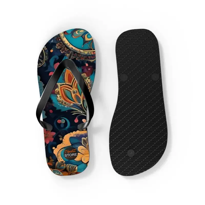 Pink Paisley Flip Flops for Stylish Summer Fun