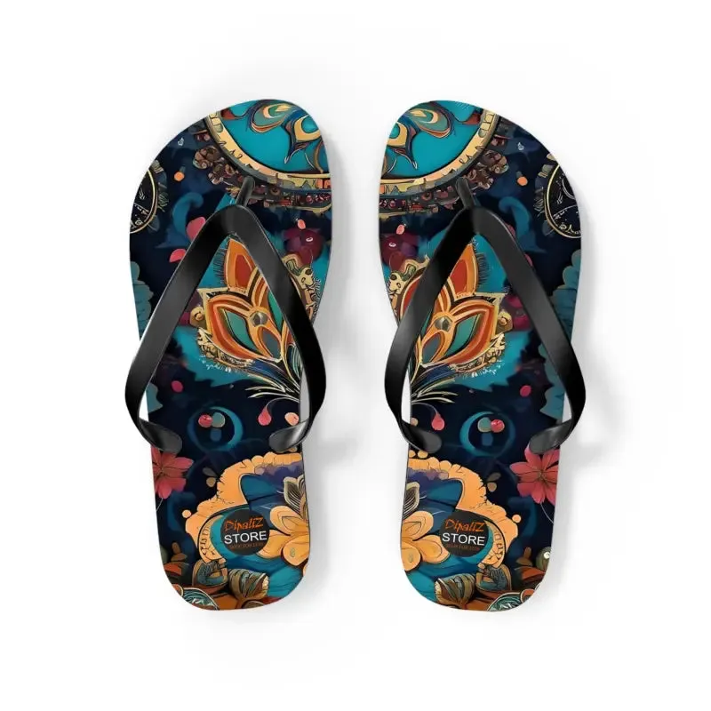 Pink Paisley Flip Flops for Stylish Summer Fun