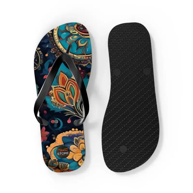 Pink Paisley Flip Flops for Stylish Summer Fun