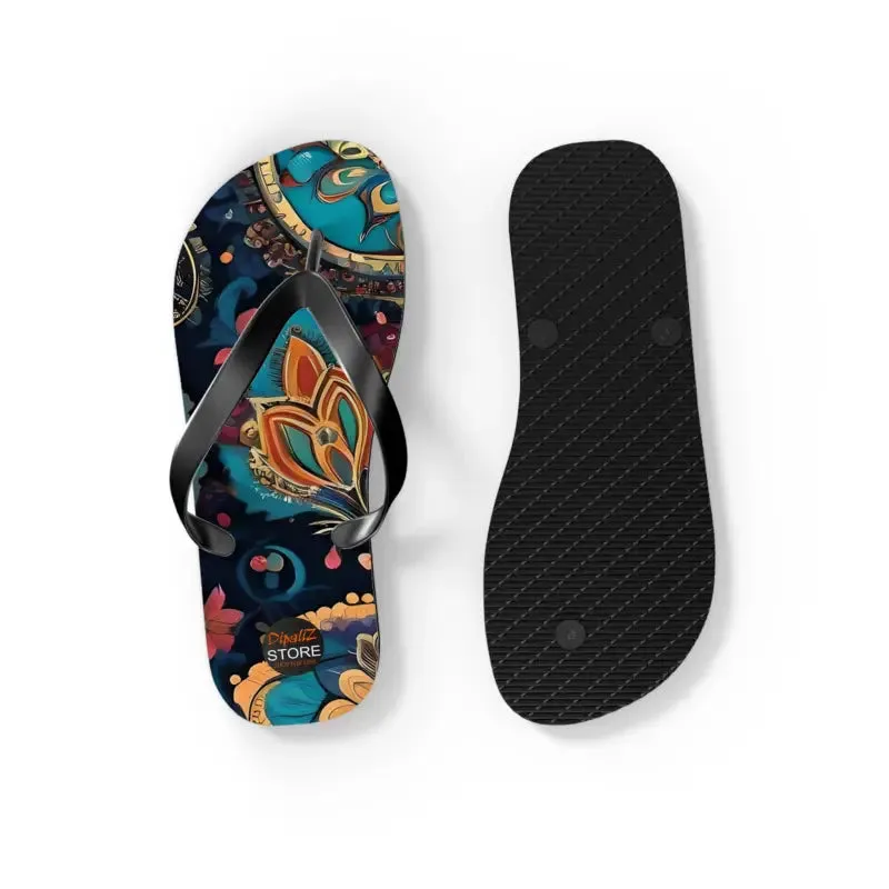 Pink Paisley Flip Flops for Stylish Summer Fun