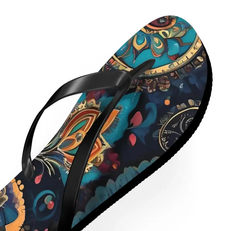 Pink Paisley Flip Flops for Stylish Summer Fun