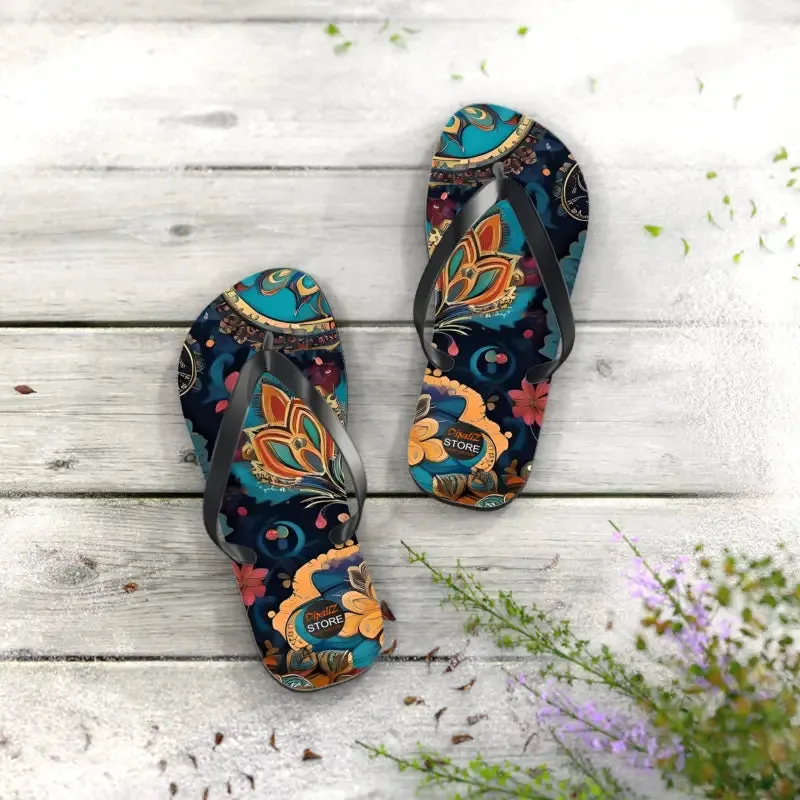 Pink Paisley Flip Flops for Stylish Summer Fun