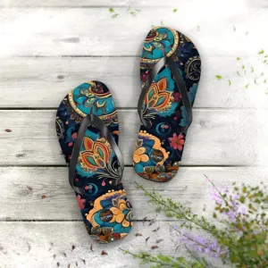 Pink Paisley Flip Flops for Stylish Summer Fun