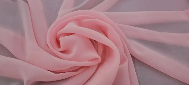 Polyester Chiffon Pink