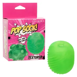 Pop Sock Textured Masturbation Sleeve - Green