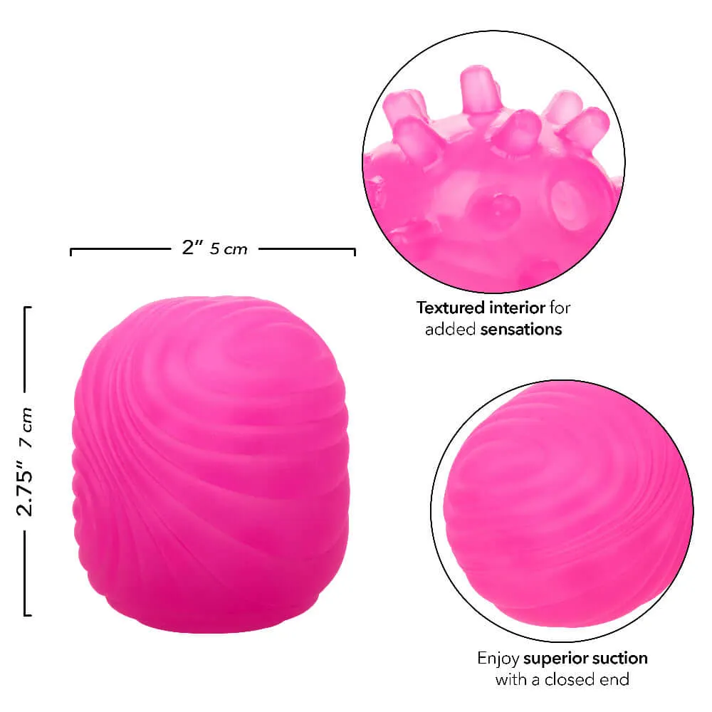 Pop Sock Textured Masturbation Sleeve - Pink