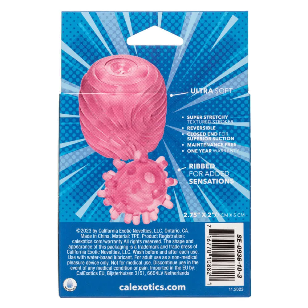 Pop Sock Textured Masturbation Sleeve - Pink