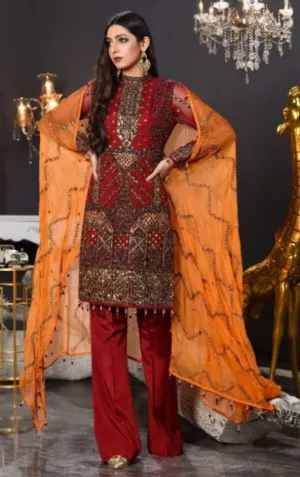 Pretty Chiffon Dresses Pakistani 2019 # P2608