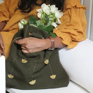 "Jholla" HYBRID TOTE - Green