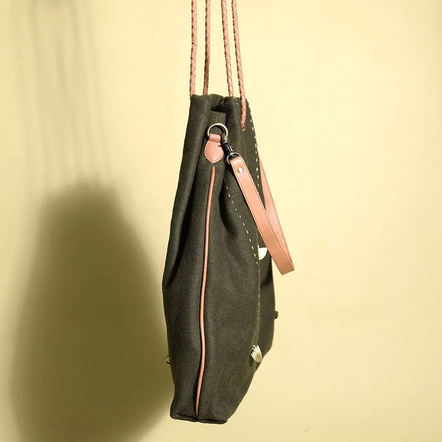 "Jholla" HYBRID TOTE - Green