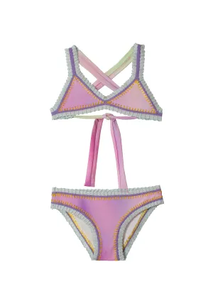 Rainbow Embroidered Bikini ::RET