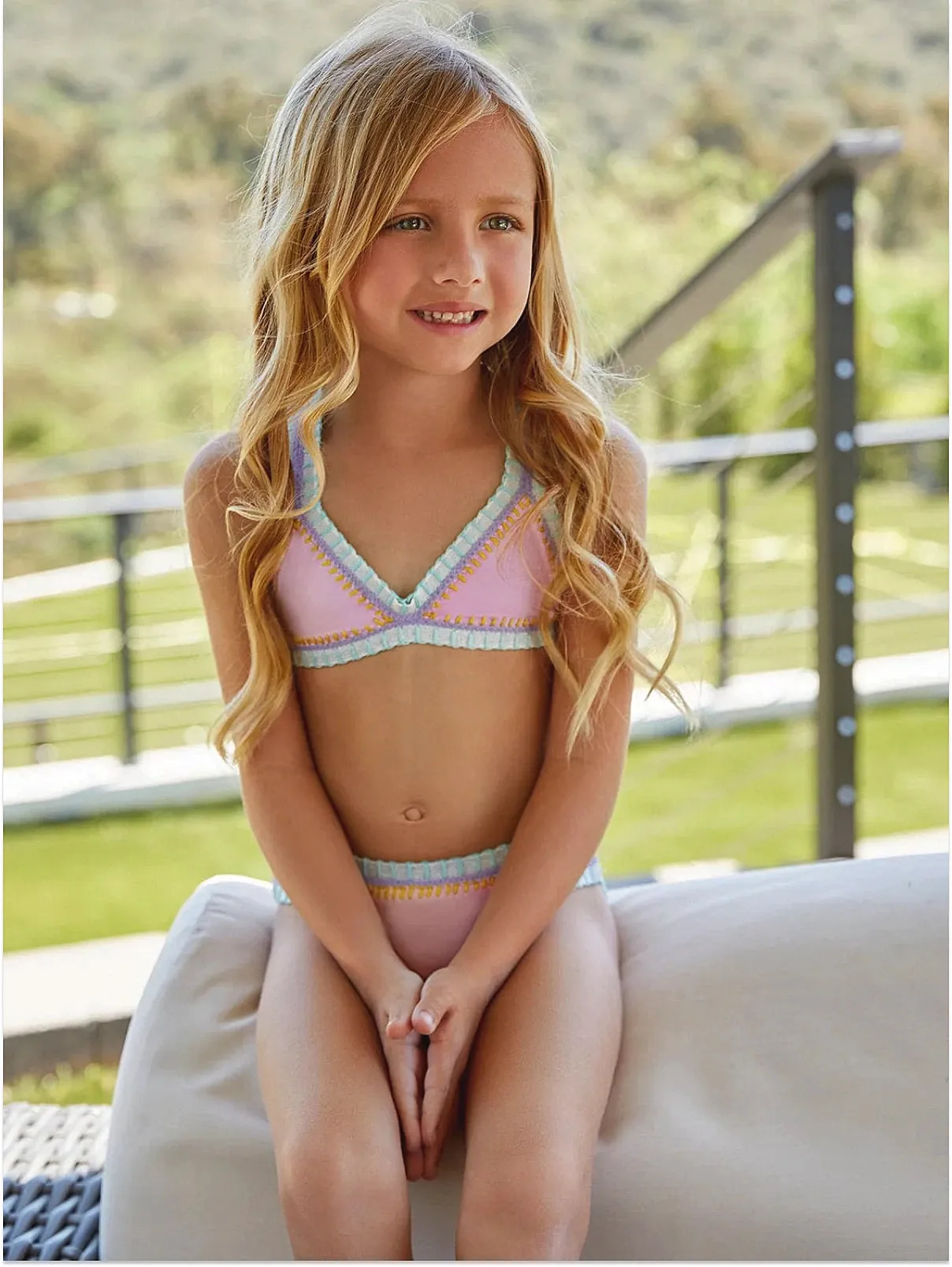 Rainbow Embroidered Bikini ::RET