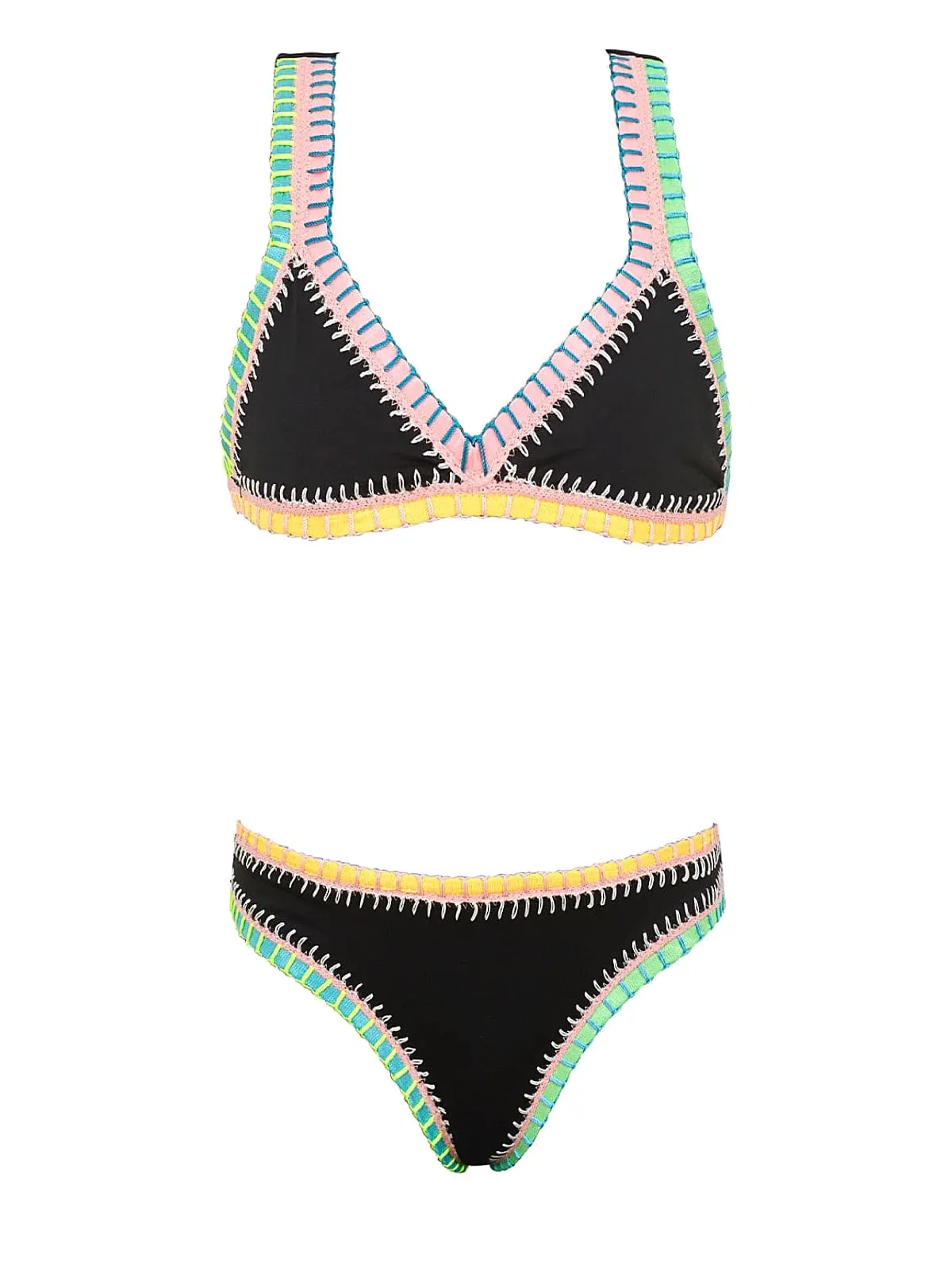 Rainbow Embroidered Bikini