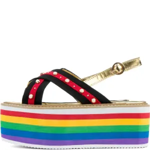 Rainbow Platform Sandal