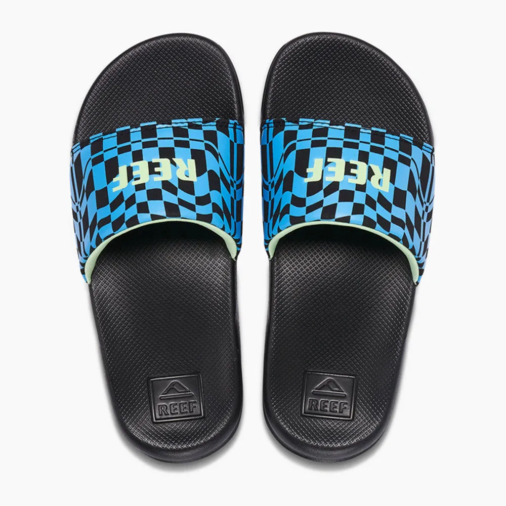 Reef Kids One Slide Sandals - Swell Checkers