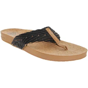 Reef Women's Cushion Strand  - Black/Natural