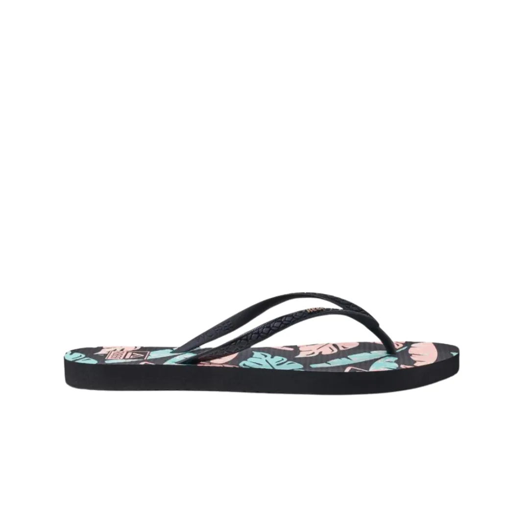 Reef Womens Seaside Prints Sandals - Neon Monstera